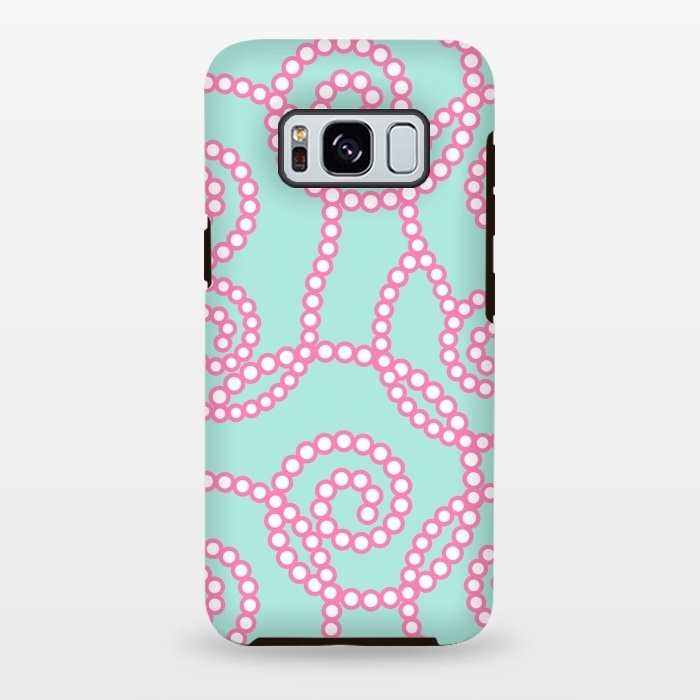 Galaxy S8 plus StrongFit Girly swirls by Martina