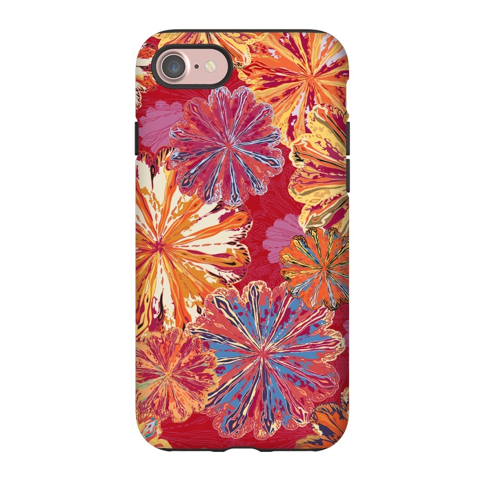 iPhone 7 StrongFit Poppytops Carnival by Lotti Brown