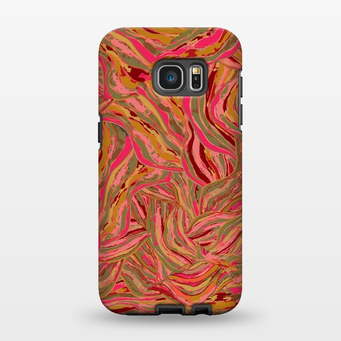 Galaxy S7 EDGE StrongFit Rocky Ripples Carnival by Lotti Brown