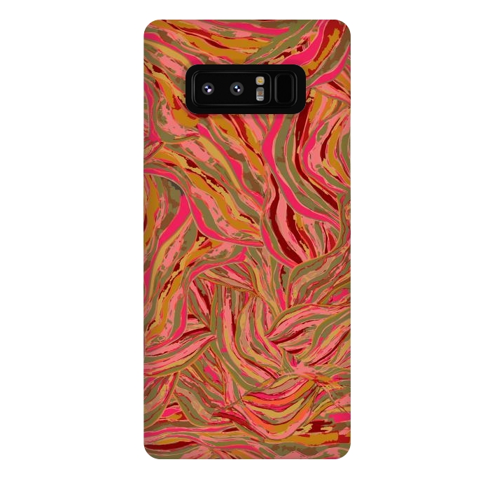 Galaxy Note 8 StrongFit Rocky Ripples Carnival by Lotti Brown