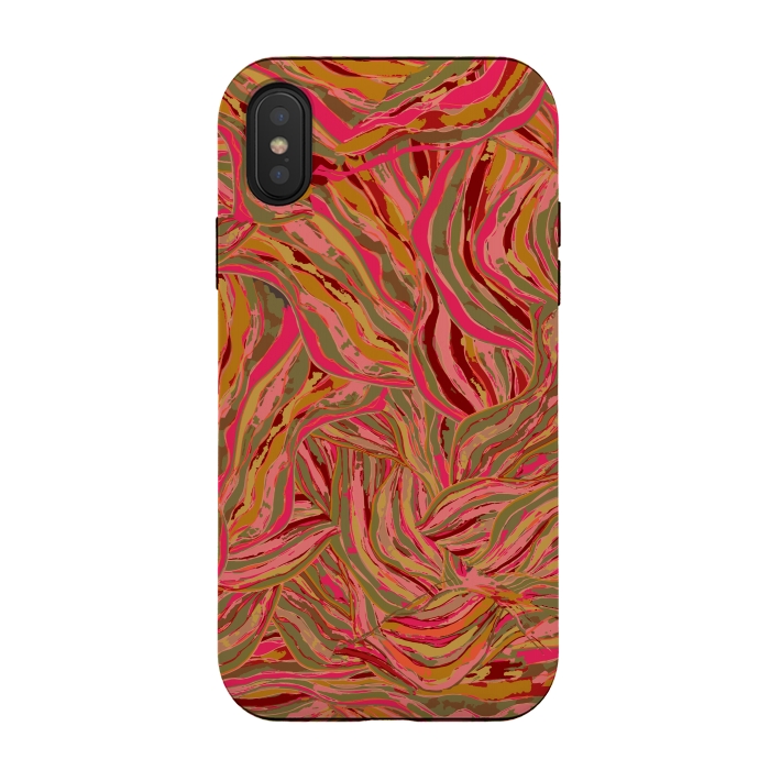iPhone Xs / X StrongFit Rocky Ripples Carnival by Lotti Brown