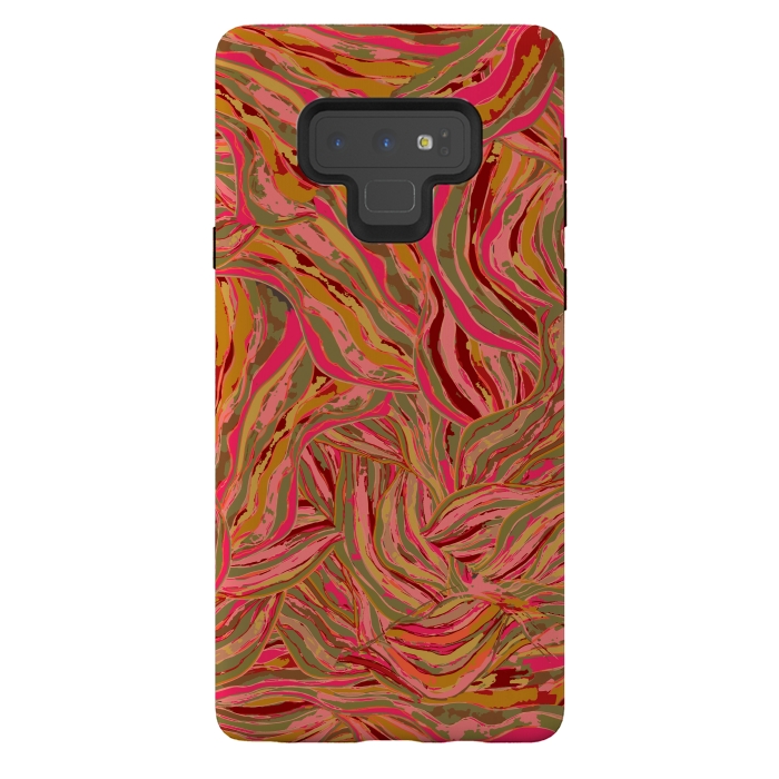 Galaxy Note 9 StrongFit Rocky Ripples Carnival by Lotti Brown