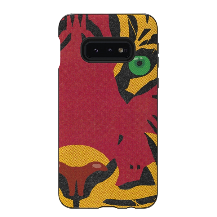 Galaxy S10e StrongFit The tiger by absurdstyle