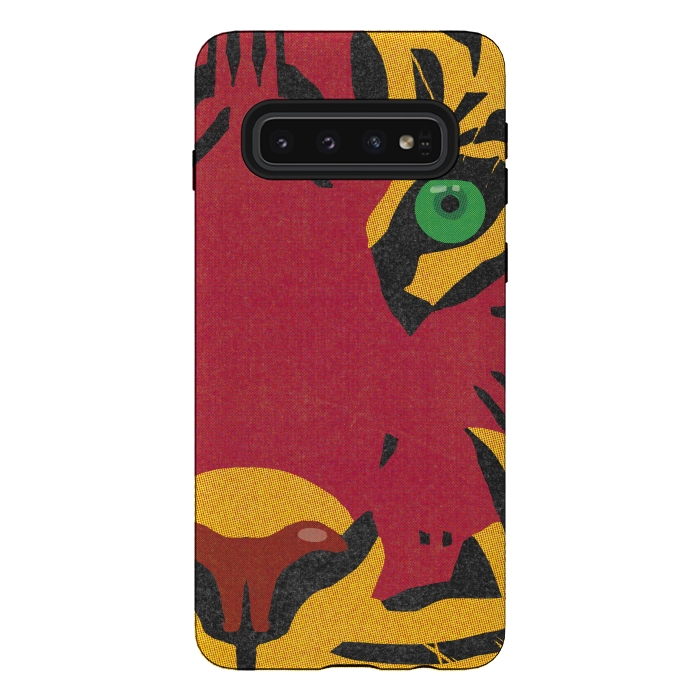 Galaxy S10 StrongFit The tiger by absurdstyle