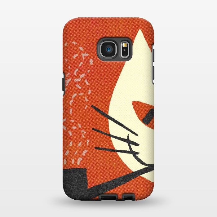 Galaxy S7 EDGE StrongFit cool cat by absurdstyle