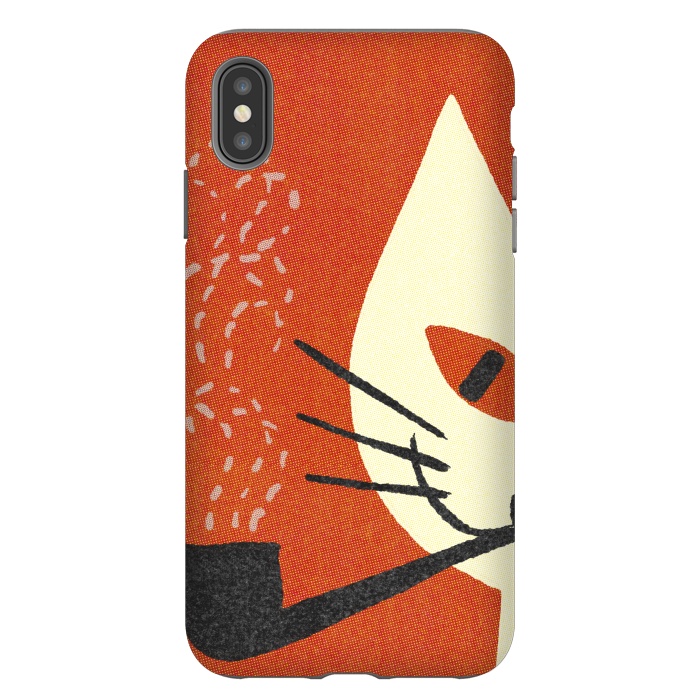 iPhone Xs Max StrongFit cool cat by absurdstyle