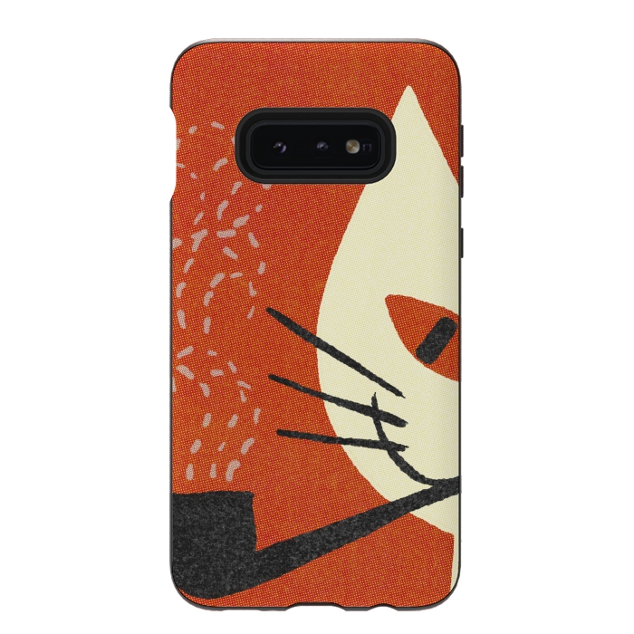 Galaxy S10e StrongFit cool cat by absurdstyle