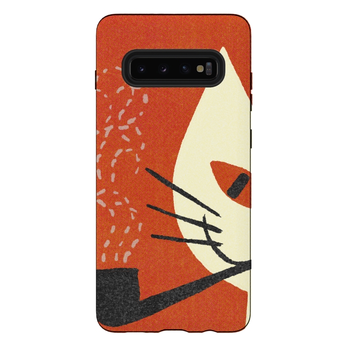 Galaxy S10 plus StrongFit cool cat by absurdstyle