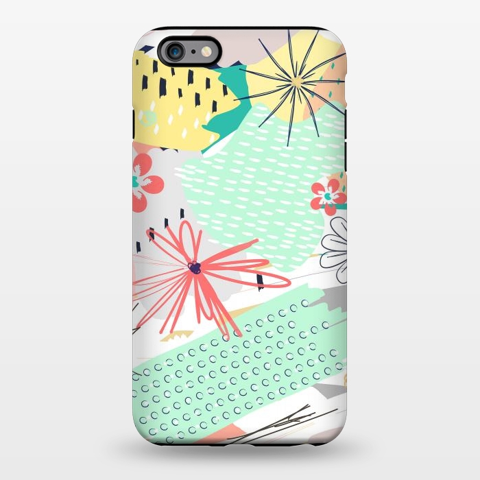 iPhone 6/6s plus StrongFit Modern creative abstract floral paint by InovArts