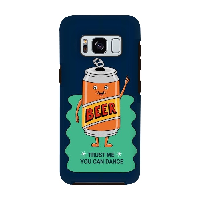 Galaxy S8 StrongFit Beer you can dance by Coffee Man