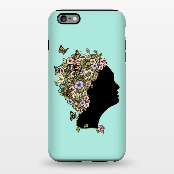iPhone 6/6s plus StrongFit Floral lady by Coffee Man