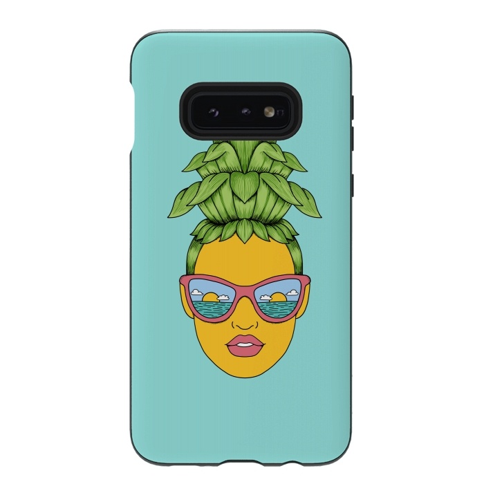 Galaxy S10e StrongFit Pineapple Girl by Coffee Man