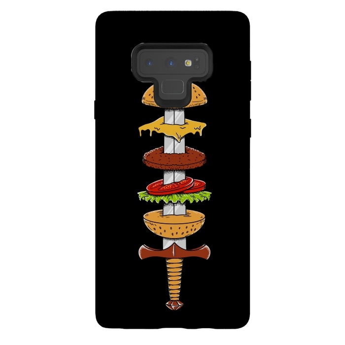Galaxy Note 9 StrongFit sword Burger by Coffee Man