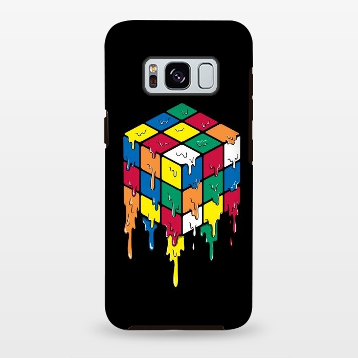 Galaxy S8 plus StrongFit Rubiks Cube by Coffee Man