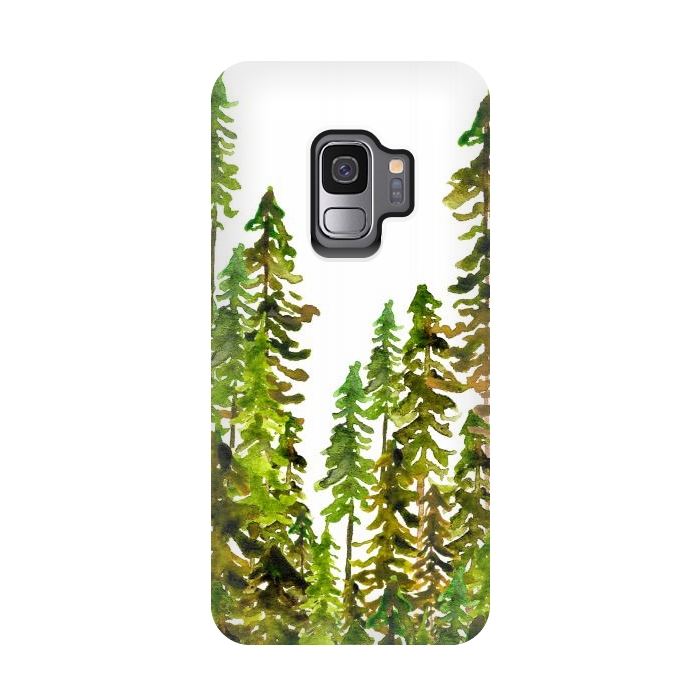 Galaxy S9 StrongFit Dark Forest by Amaya Brydon
