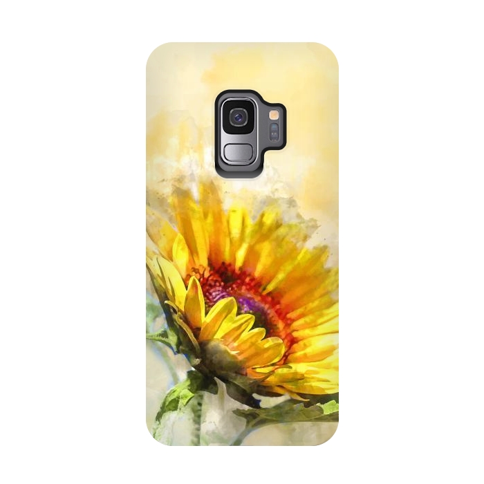 Galaxy S9 StrongFit Blossom Sunny by Creativeaxle