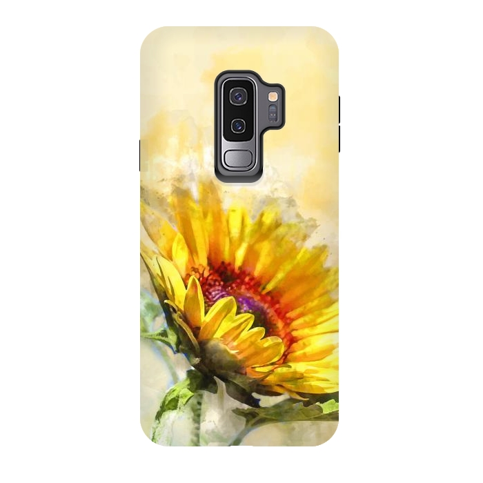 Galaxy S9 plus StrongFit Blossom Sunny by Creativeaxle