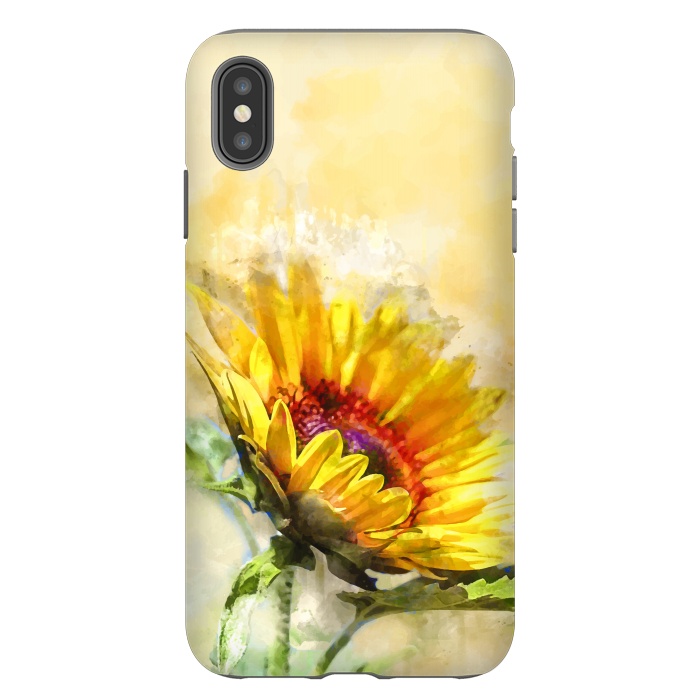 iPhone Xs Max StrongFit Blossom Sunny by Creativeaxle