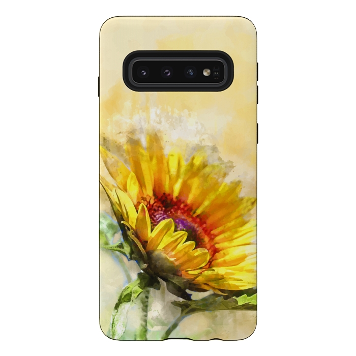 Galaxy S10 StrongFit Blossom Sunny by Creativeaxle