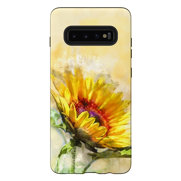 Galaxy S10 plus StrongFit Blossom Sunny by Creativeaxle