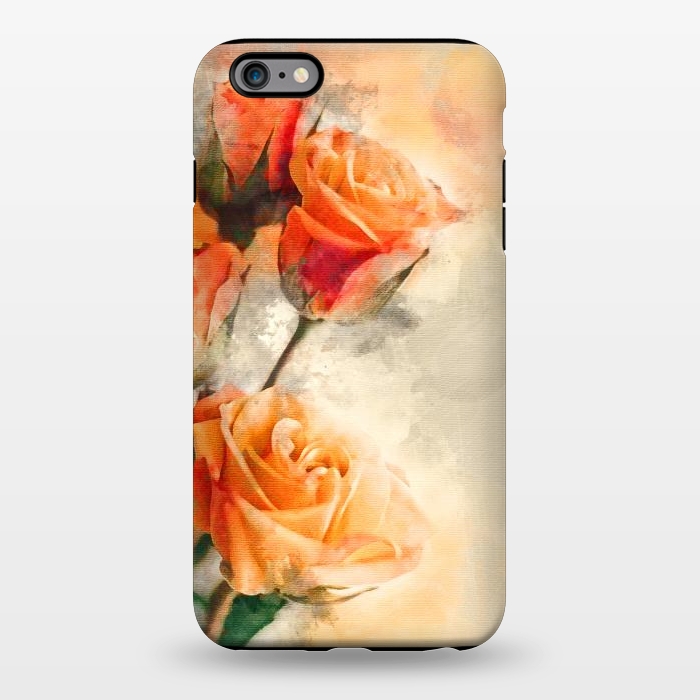 iPhone 6/6s plus StrongFit Orange Rose by Creativeaxle