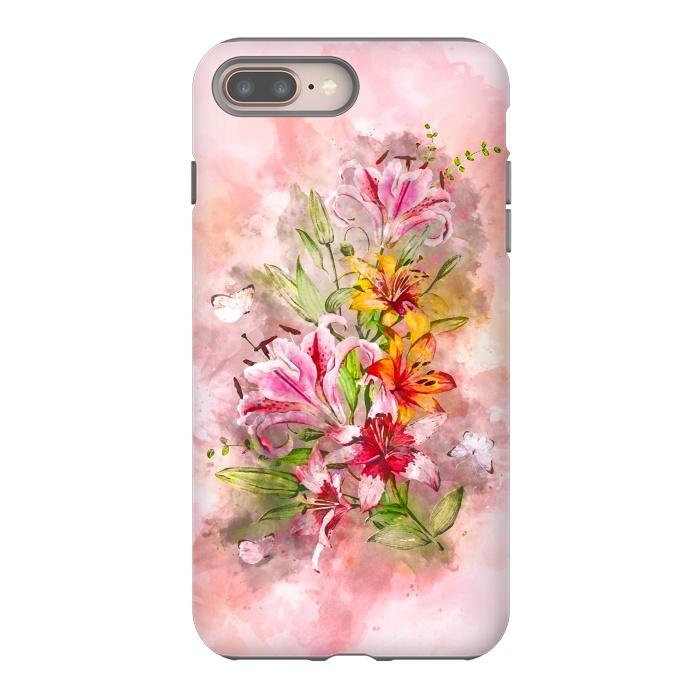 iPhone 7 plus StrongFit Lilies Bunch by Creativeaxle