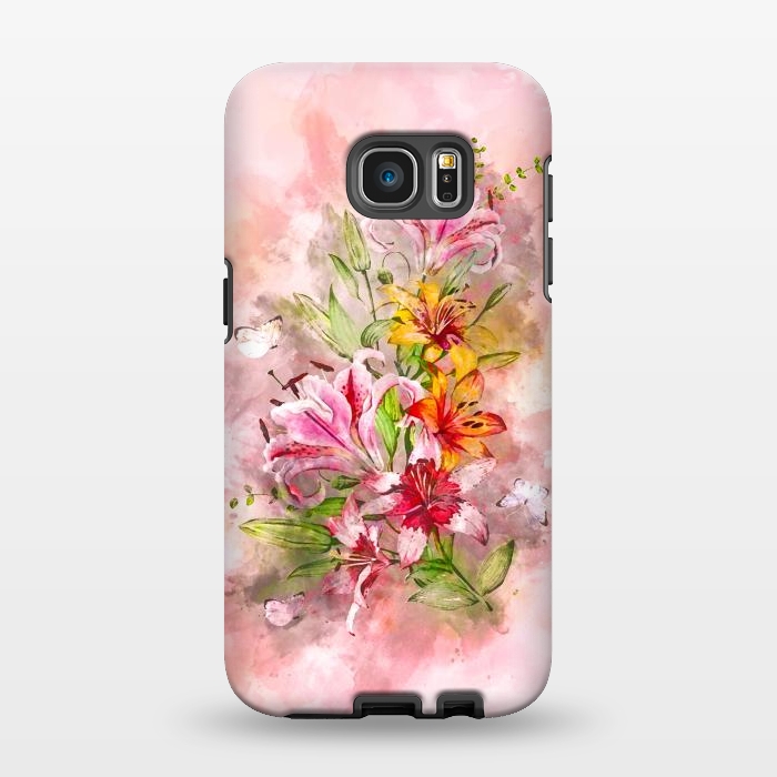 Galaxy S7 EDGE StrongFit Lilies Bunch by Creativeaxle
