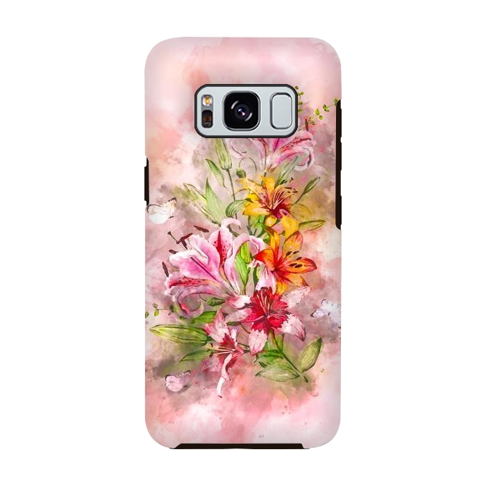 Galaxy S8 StrongFit Lilies Bunch by Creativeaxle
