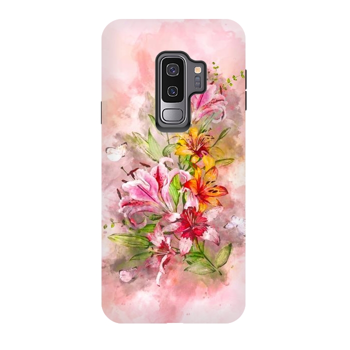Galaxy S9 plus StrongFit Lilies Bunch by Creativeaxle