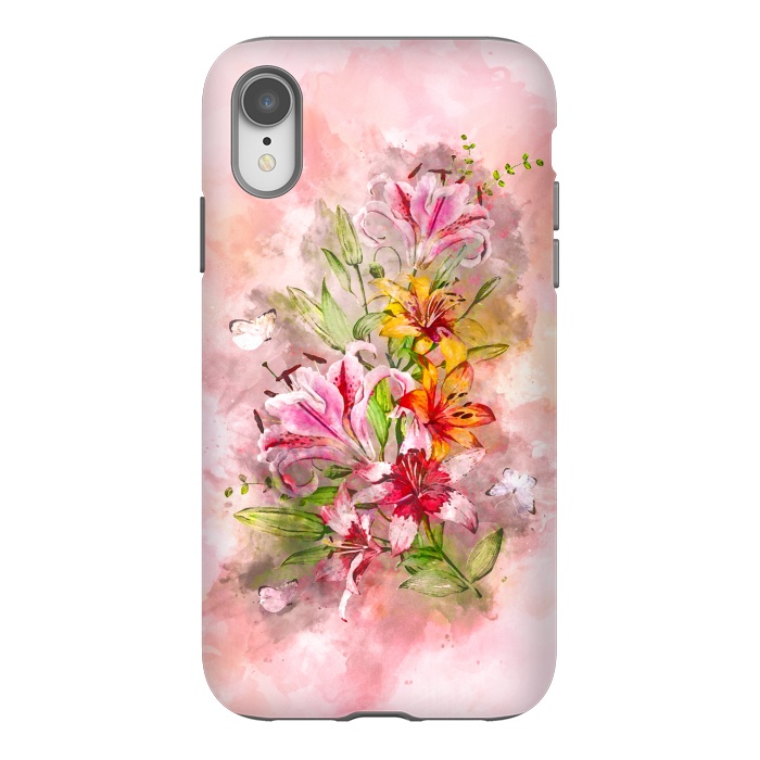 iPhone Xr StrongFit Lilies Bunch by Creativeaxle