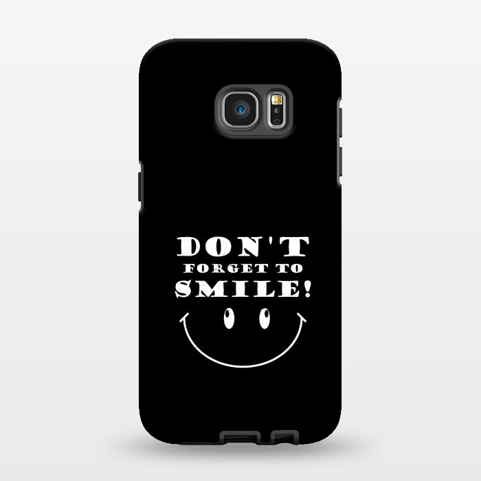 Galaxy S7 EDGE StrongFit dont forget to smile by TMSarts