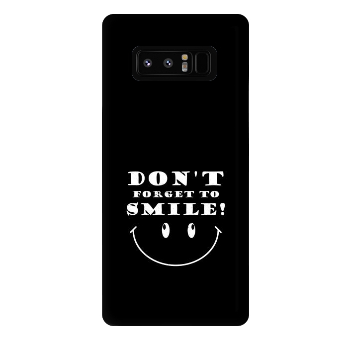 Galaxy Note 8 StrongFit dont forget to smile by TMSarts