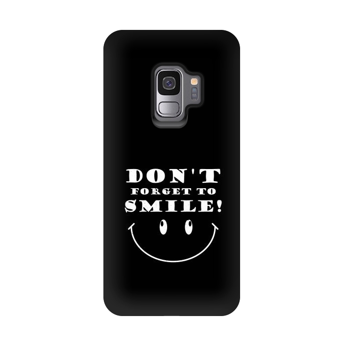 Galaxy S9 StrongFit dont forget to smile by TMSarts