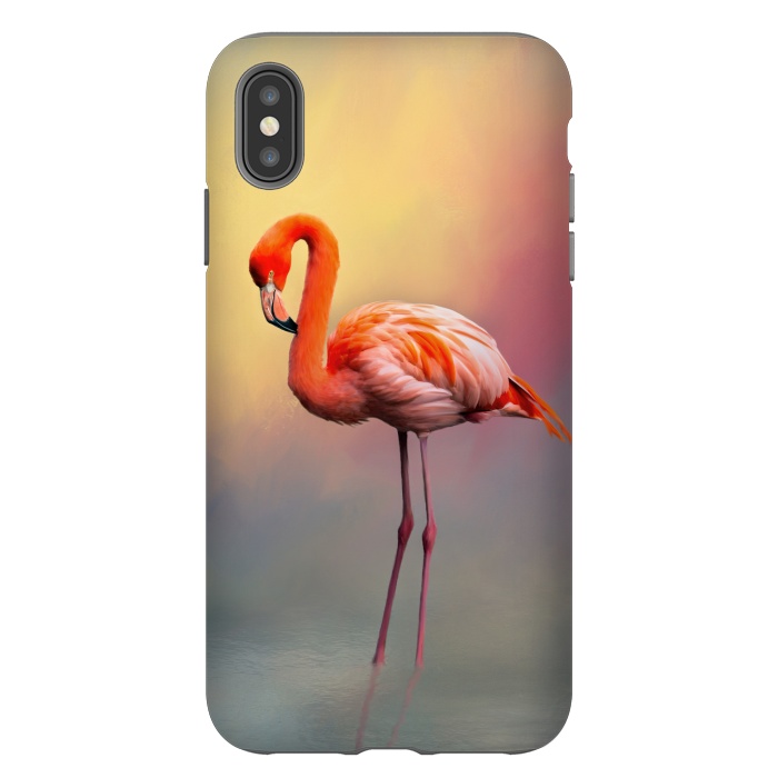 iPhone Xs Max StrongFit American flamingo by Simone Gatterwe
