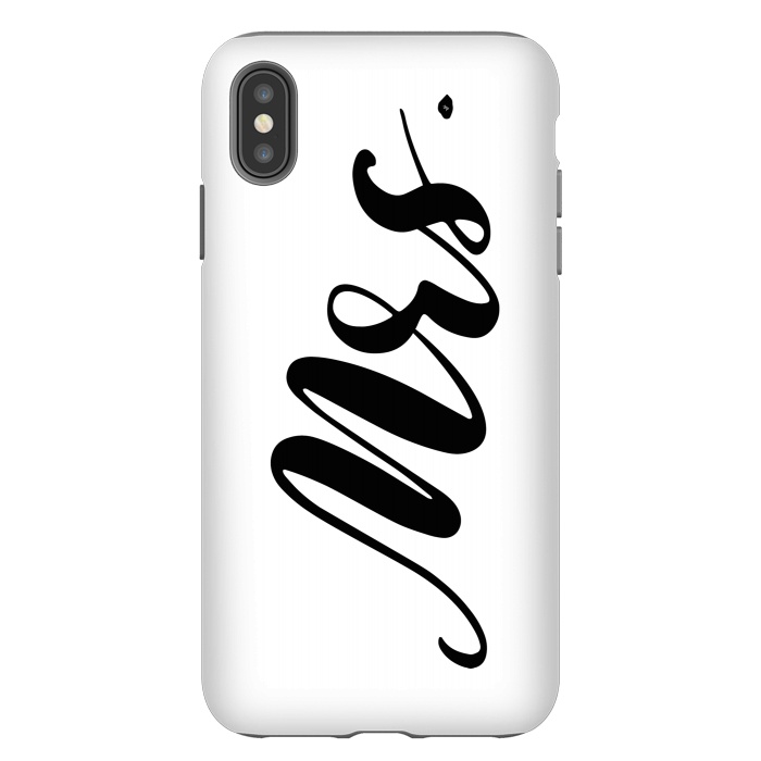 iPhone Xs Max StrongFit Hello Mrs. by Martina