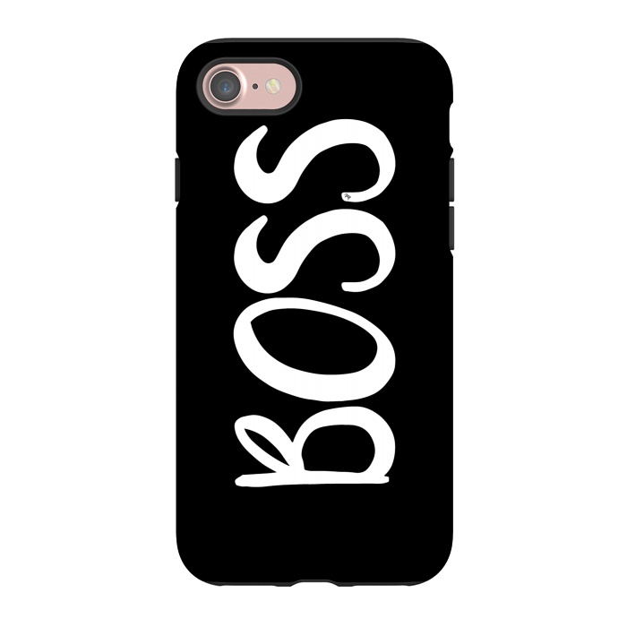 iPhone 7 StrongFit Black Boss by Martina