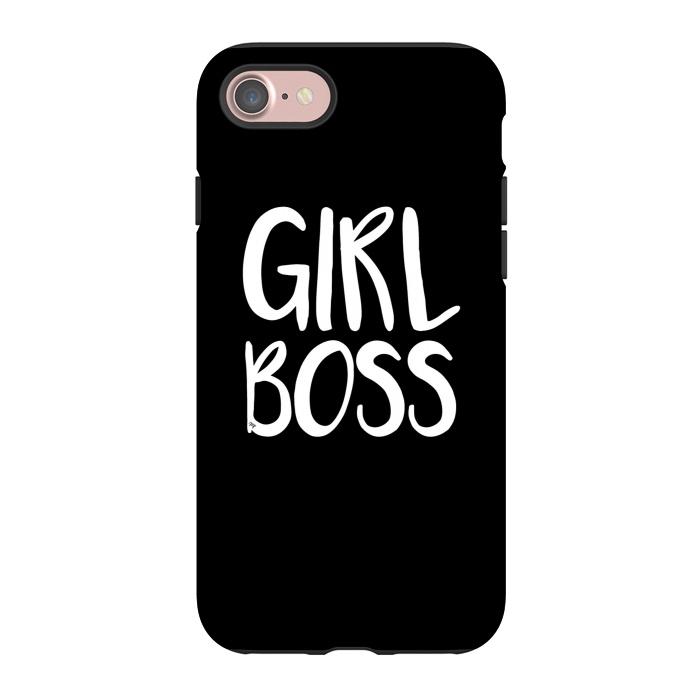 iPhone 7 StrongFit Black Girl Boss by Martina