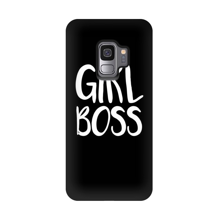 Galaxy S9 StrongFit Black Girl Boss by Martina
