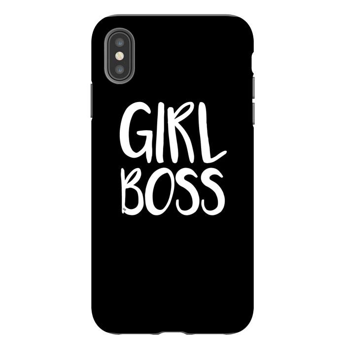 iPhone Xs Max StrongFit Black Girl Boss by Martina