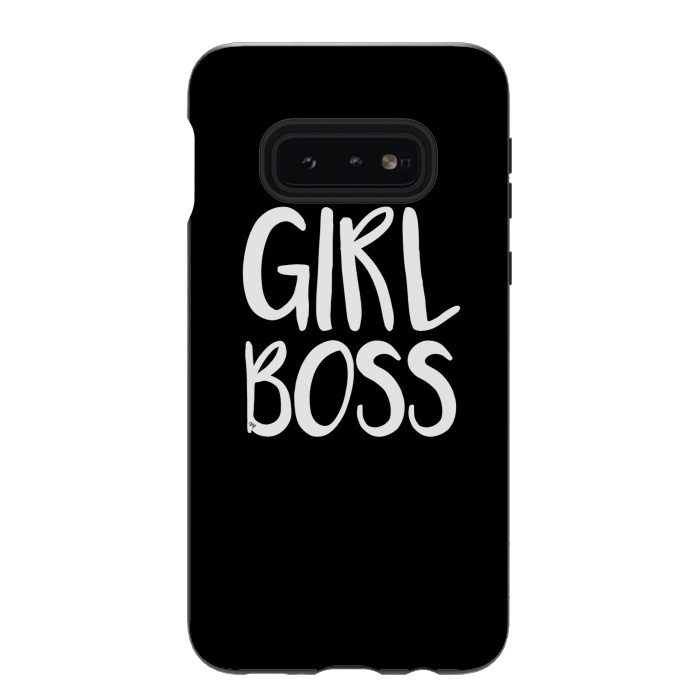 Galaxy S10e StrongFit Black Girl Boss by Martina