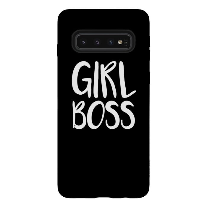 Galaxy S10 StrongFit Black Girl Boss by Martina