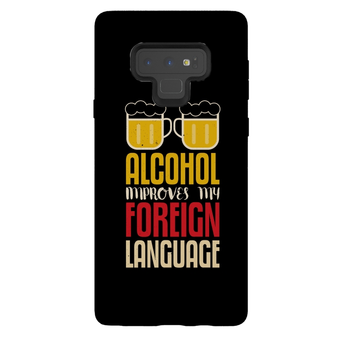 Galaxy Note 9 StrongFit alcohol foreign language by TMSarts