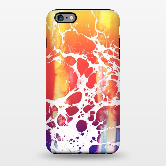iPhone 6/6s plus StrongFit Vibrant fiery marble gradient by Oana 