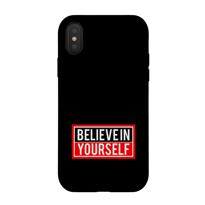 iPhone Xs / X StrongFit believe in yourself  by TMSarts