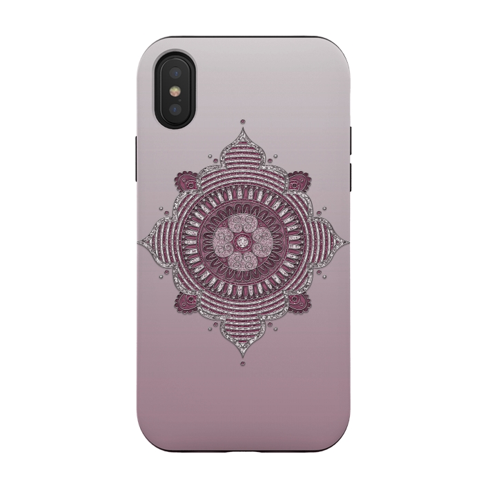iPhone Xs / X StrongFit Fashion Mandala Ornament by Andrea Haase