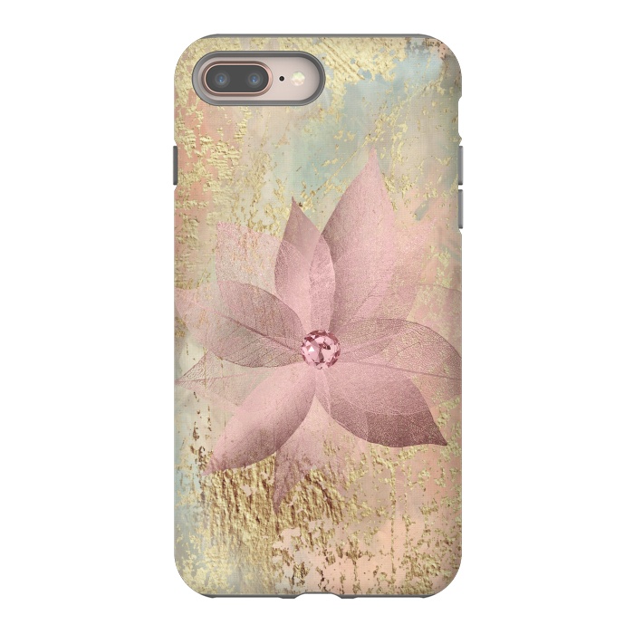 iPhone 7 plus StrongFit Delicate Blush Flower 2 by Andrea Haase