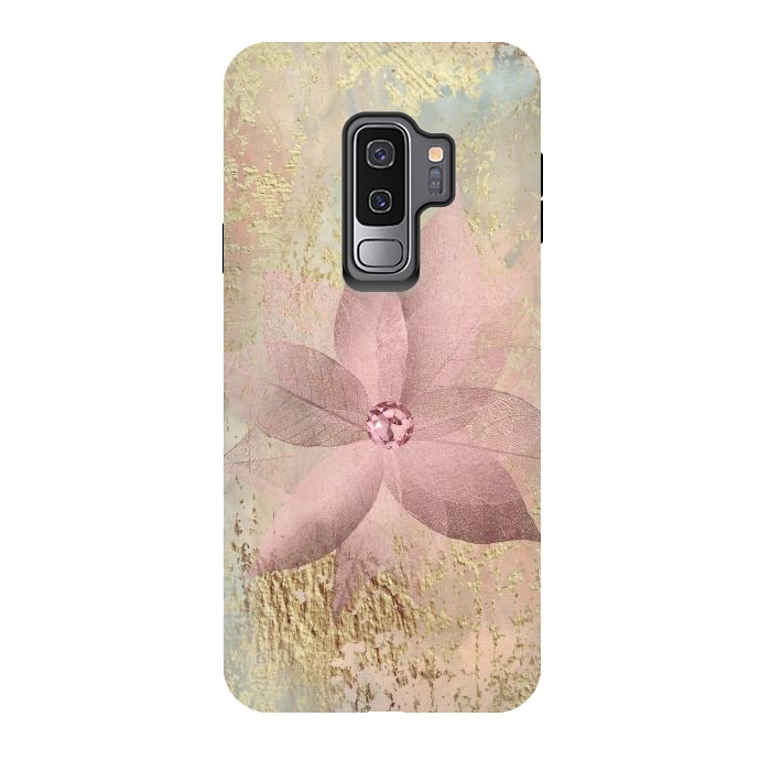 Galaxy S9 plus StrongFit Delicate Blush Flower 2 by Andrea Haase
