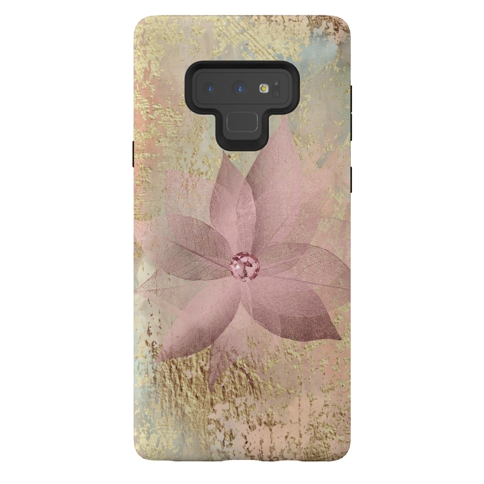 Galaxy Note 9 StrongFit Delicate Blush Flower 2 by Andrea Haase
