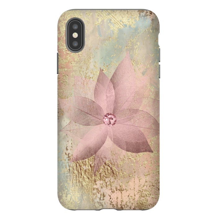 iPhone Xs Max StrongFit Delicate Blush Flower 2 by Andrea Haase