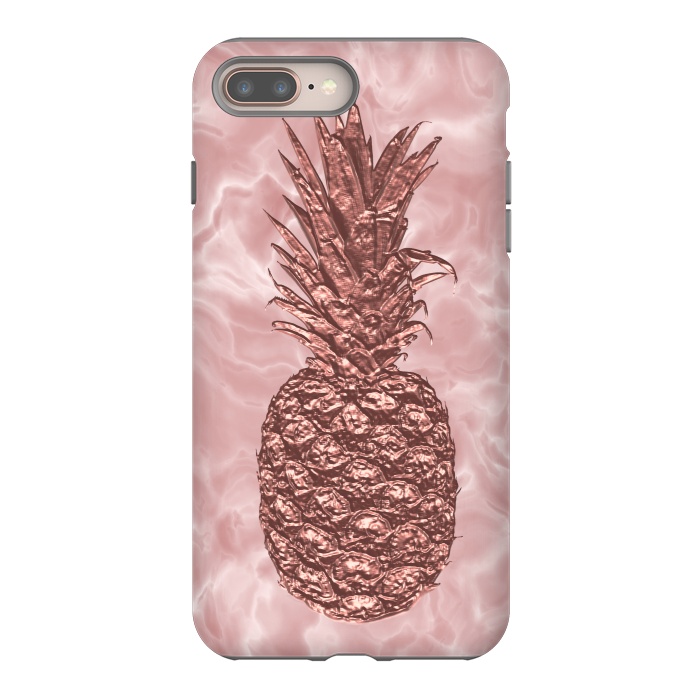 iPhone 7 plus StrongFit Precious Pineapple Blush Rosegold by Andrea Haase